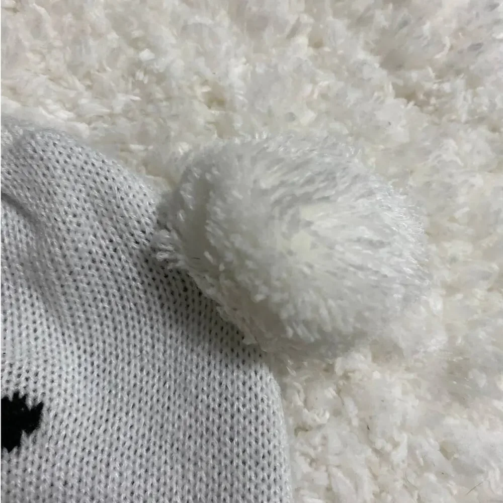 Polar Bear Kid's Winter Hat Cap NEW One Size White